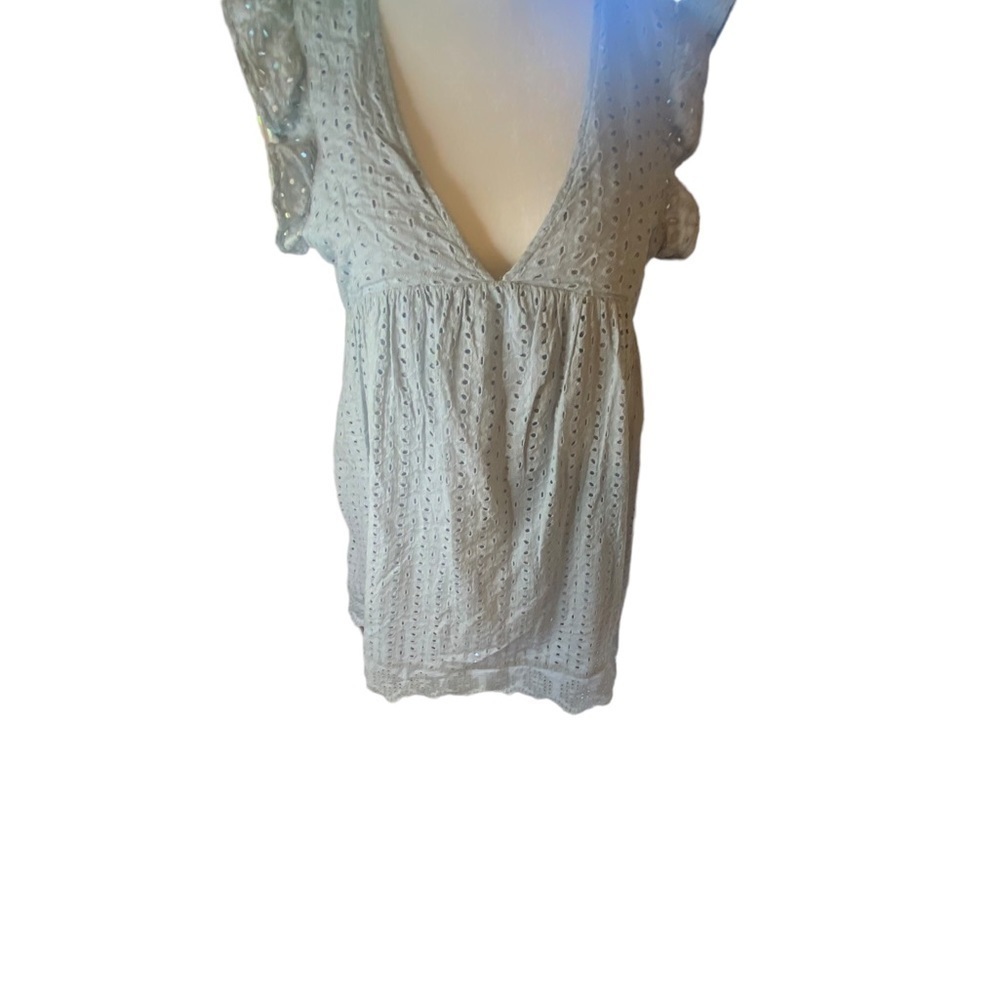 MUSTARD Seed pale blue dress size medium - Picture 2 of 10